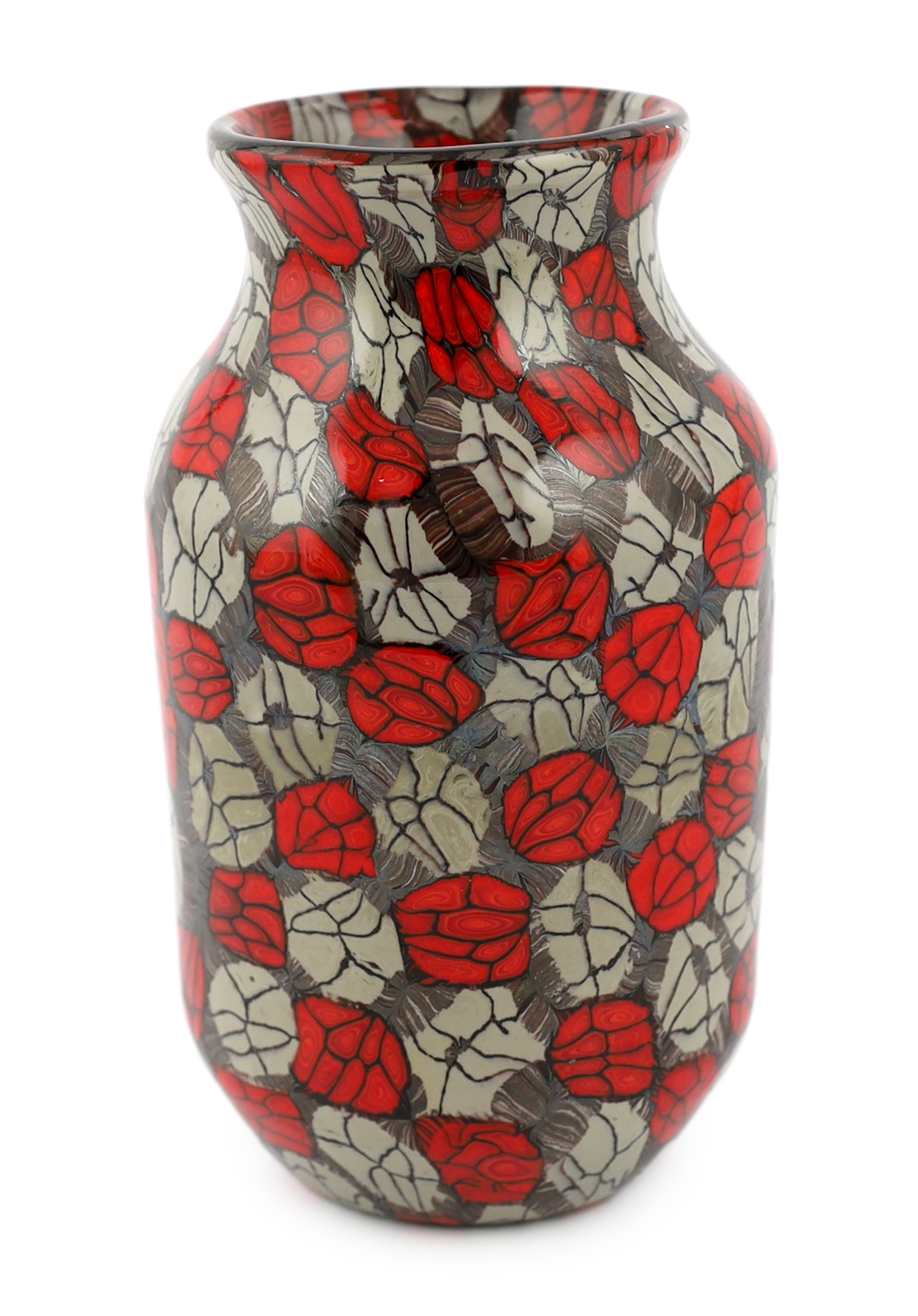 Vittoria Ferro (1932-2012), a Murano glass Murrine vase